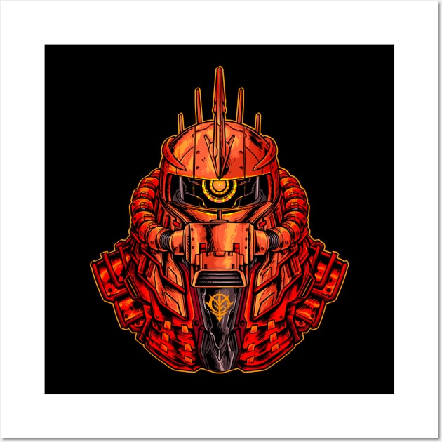 Samu Zaku II Wall Art by kimikodesign